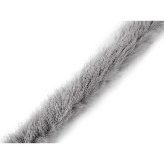 Bordo in pelliccia artificiale, da cucire, rotondo, larghezza: 2 cm - Bianco (20 Metri) Bordo in pelliccia artificiale, da cucire, rotondo, larghezza: 2 cm - Bianco (20 Metri)