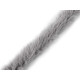Bordo in pelliccia artificiale, da cucire, rotondo, larghezza: 2 cm - Bianco (20 Metri) Bordo in pelliccia artificiale, da cucire, rotondo, larghezza: 2 cm - Bianco (20 Metri)