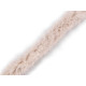 Bordo in pelliccia artificiale, da cucire, rotondo, larghezza: 2 cm - Bianco (20 Metri) Bordo in pelliccia artificiale, da cucire, rotondo, larghezza: 2 cm - Bianco (20 Metri)