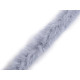 Bordo in pelliccia artificiale, da cucire, rotondo, larghezza: 2 cm - Bianco (20 Metri) Bordo in pelliccia artificiale, da cucire, rotondo, larghezza: 2 cm - Bianco (20 Metri)