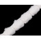 Besatzband aus kunstfell zum einnähen rund, breite 3 cm - Off white (1 Meter)