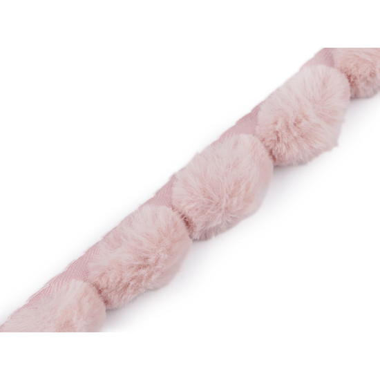 Besatzband aus kunstfell zum einnähen rund, breite 3 cm - Schwarz (1 Meter) Besatzband aus kunstfell zum einnähen rund, breite 3 cm - Schwarz (1 Meter)