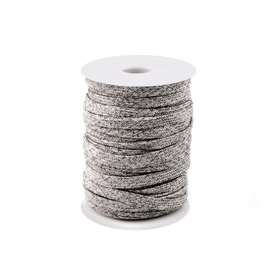 Flat cord for sweatshirts and sweatpants, width 10 mm - Green yellow (1 Meter) Flat cord for sweatshirts and sweatpants, width 10 mm - Green yellow (1 Meter)
