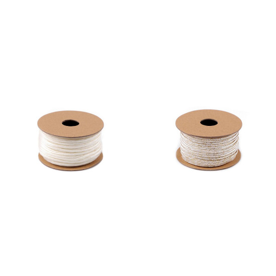 Soutache braid 3 mm - Gold lt. (100 Meters) Soutache braid 3 mm - Gold lt. (100 Meters)