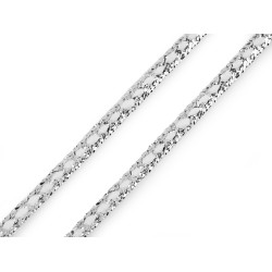 Galon cu lurex latime 5 mm - Alb (100 Metri)