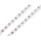 Crystal rhinestone chain / trimming ø4 mm - Crystal (27 Meters)