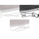 Crystal rhinestone chain / trimming ø4 mm - Crystal (9 Meters) Crystal rhinestone chain / trimming ø4 mm - Crystal (9 Meters)