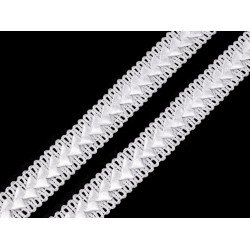 Borte breite 18 mm - Weiß (18 Meter)