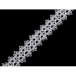 Taśma dekoracyjna szerokość 22 mm - White (18 Metry)