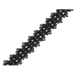 Taśma dekoracyjna szerokość 22 mm - Czarny (18 Metry)