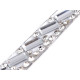 Braid trimming with rhinestones, width 8 mm, iron-on - Crystal (1 Meter) Braid trimming with rhinestones, width 8 mm, iron-on - Crystal (1 Meter)