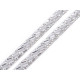 Braid trimming with rhinestones, width 8 mm, iron-on - Crystal (1 Meter) Braid trimming with rhinestones, width 8 mm, iron-on - Crystal (1 Meter)