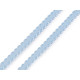 Liseré/galon satiné, largeur 10 mm - Bleu lumineux (1 Mètre) Liseré/galon satiné, largeur 10 mm - Bleu lumineux (1 Mètre)
