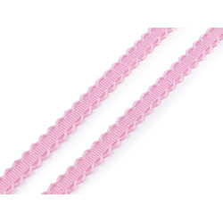 Liseré/galon satiné, largeur 10 mm - Rose clair (1 Mètre)