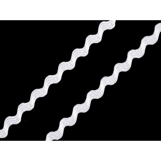Ric rac ribbon, width 3.5 mm - Red (28 Meters) Ric rac ribbon, width 3.5 mm - Red (28 Meters)