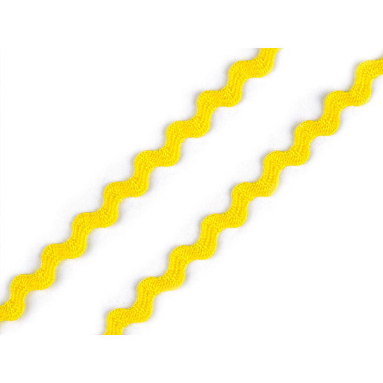 Ric rac ribbon, width 3.5 mm - Red (28 Meters) Ric rac ribbon, width 3.5 mm - Red (28 Meters)