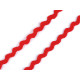 Ric rac ribbon, width 3.5 mm - Red (28 Meters) Ric rac ribbon, width 3.5 mm - Red (28 Meters)