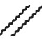 Ric rac ribbon, width 3.5 mm - Black (140 Meters)