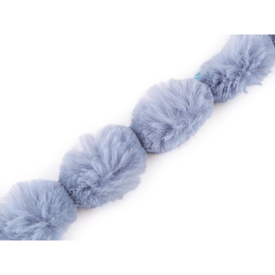 Liseré en fausse fourrure, à coudre, rond, largeur 3 cm - Beige (1 Mètre) Liseré en fausse fourrure, à coudre, rond, largeur 3 cm - Beige (1 Mètre)