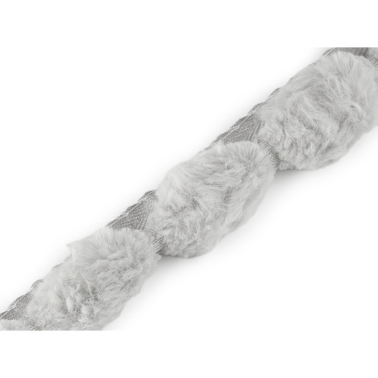 Liseré en fausse fourrure, à coudre, rond, largeur 3 cm - Beige (1 Mètre) Liseré en fausse fourrure, à coudre, rond, largeur 3 cm - Beige (1 Mètre)