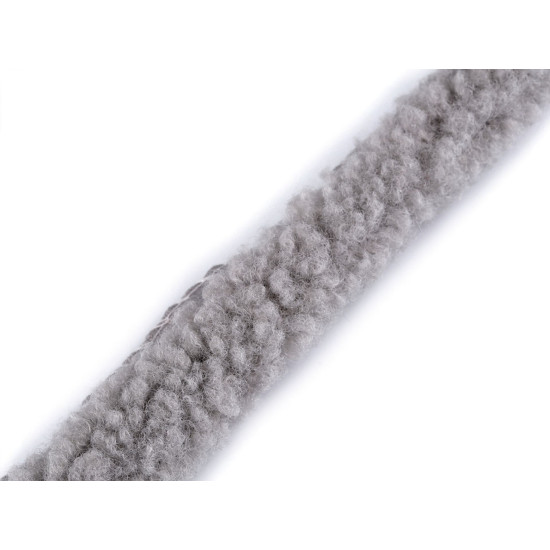Lamówka / lampas okrągły imitacja baranka szerokość 3,5 cm - Jasnybeżowy (1 Metr) Lamówka / lampas okrągły imitacja baranka szerokość 3,5 cm - Jasnybeżowy (1 Metr)