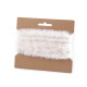 Artifical fur trimming to sew-on, flat, width 2 cm - Creamy light (10 Pieces) Artifical fur trimming to sew-on, flat, width 2 cm - Creamy light (10 Pieces)
