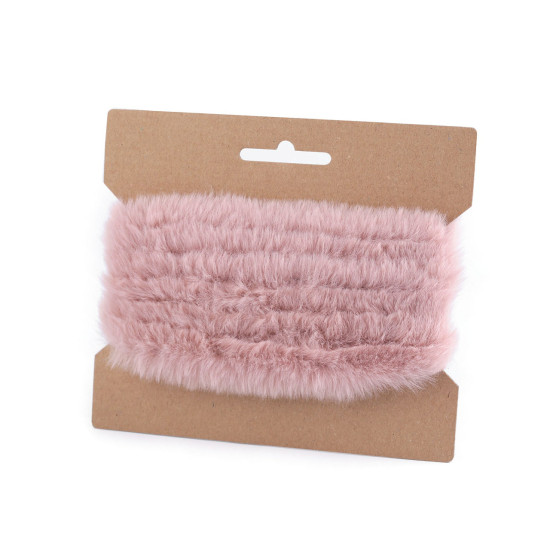 Artifical fur trimming to sew-on, flat, width 2 cm - Creamy light (10 Pieces) Artifical fur trimming to sew-on, flat, width 2 cm - Creamy light (10 Pieces)