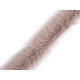 Artifical fur trimming to sew-on, flat, width 2 cm - Creamy light (10 Pieces) Artifical fur trimming to sew-on, flat, width 2 cm - Creamy light (10 Pieces)