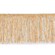 Fringes with sequins, width 10 cm - White (9 Meters)