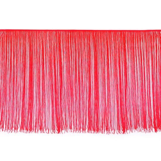 Frędzle ekstra długie 70 cm - Czerwony (1 Metr) Frędzle ekstra długie 70 cm - Czerwony (1 Metr)