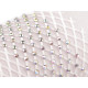 Elastic mesh / trim with rhinestones, width 75 mm - Blue dark (9 Meters) Elastic mesh / trim with rhinestones, width 75 mm - Blue dark (9 Meters)