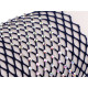 Elastic mesh / trim with rhinestones, width 75 mm - Blue dark (9 Meters) Elastic mesh / trim with rhinestones, width 75 mm - Blue dark (9 Meters)