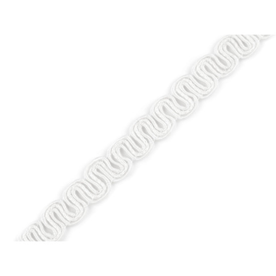 Cotton trimming braid width 10 mm - Ecru light (18 Meters) Cotton trimming braid width 10 mm - Ecru light (18 Meters)