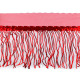 Banda / galon organza cu franjuri din paiete, latime 20 cm - Vișiniu (9 Metri) Banda / galon organza cu franjuri din paiete, latime 20 cm - Vișiniu (9 Metri)