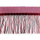 Banda / galon organza cu franjuri din paiete, latime 20 cm - Vișiniu (9 Metri) Banda / galon organza cu franjuri din paiete, latime 20 cm - Vișiniu (9 Metri)