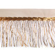 Banda / galon organza cu franjuri din paiete, latime 20 cm - Vișiniu (9 Metri) Banda / galon organza cu franjuri din paiete, latime 20 cm - Vișiniu (9 Metri)