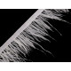 Trimming braid - marabou feathers, 5-10 cm - Lightgrey (10 Meters) Trimming braid - marabou feathers, 5-10 cm - Lightgrey (10 Meters)