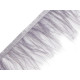 Trimming braid - marabou feathers, 5-10 cm - Lightgrey (10 Meters) Trimming braid - marabou feathers, 5-10 cm - Lightgrey (10 Meters)
