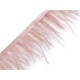 Trimming braid - marabou feathers, 5-10 cm - Lightgrey (10 Meters) Trimming braid - marabou feathers, 5-10 cm - Lightgrey (10 Meters)