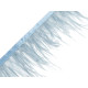 Trimming braid - marabou feathers, 5-10 cm - Lightgrey (10 Meters) Trimming braid - marabou feathers, 5-10 cm - Lightgrey (10 Meters)