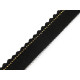 Insertion piping with rhinestones and tulle, width 15; 20 mm - Black (10 Meters) Insertion piping with rhinestones and tulle, width 15; 20 mm - Black (10 Meters)