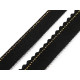 Insertion piping with rhinestones and tulle, width 15; 20 mm - Black (10 Meters) Insertion piping with rhinestones and tulle, width 15; 20 mm - Black (10 Meters)