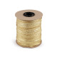 Lurex insertion piping, width 10 mm - Gold (1 Meter) Lurex insertion piping, width 10 mm - Gold (1 Meter)