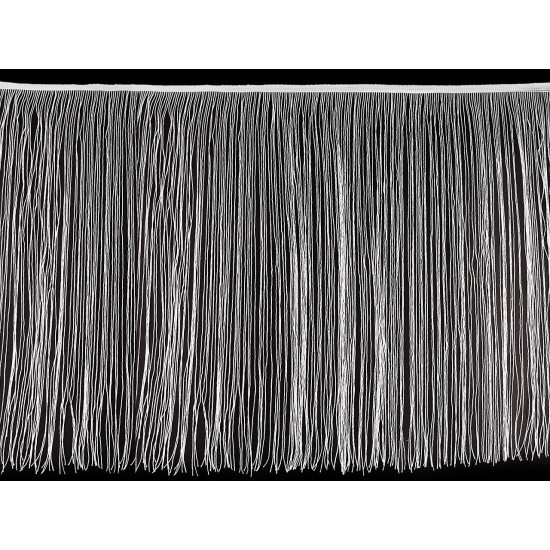 Frange avec lurex, largeur 50 cm - Noir (1 Mètre) Frange avec lurex, largeur 50 cm - Noir (1 Mètre)