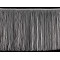 Borlas con lurex, ancho 50 cm - Blanco (1 Metro)