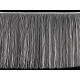 Frange avec lurex, largeur 50 cm - Noir (1 Mètre) Frange avec lurex, largeur 50 cm - Noir (1 Mètre)