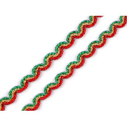 Taśma metalizowana szerokość 10 i 12 mm - Wielokolorowy (1 Metr)