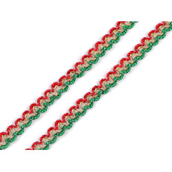 Taśma metalizowana szerokość 10 i 12 mm - Wielokolorowy (1 Metr)