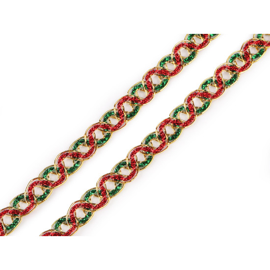 Taśma metalizowana szerokość 10 i 12 mm - Wielokolorowy (81 Metry) Taśma metalizowana szerokość 10 i 12 mm - Wielokolorowy (81 Metry)