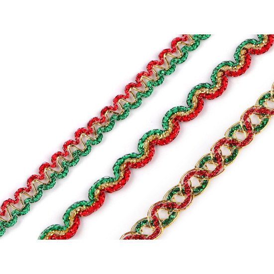 Taśma metalizowana szerokość 10 i 12 mm - Wielokolorowy (81 Metry) Taśma metalizowana szerokość 10 i 12 mm - Wielokolorowy (81 Metry)